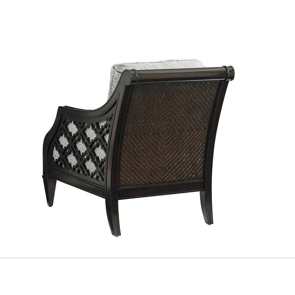 Royal Kahala Mahogany and Gray Bay Club Chair, image 2