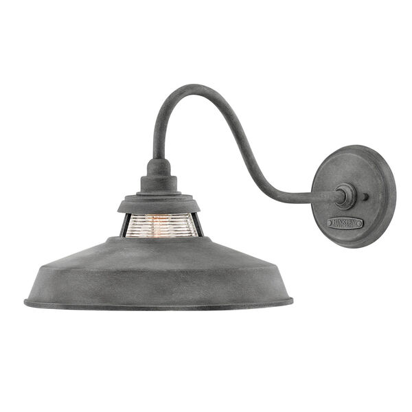 Troyer Aged Zinc One-Light Wall Mount, image 1