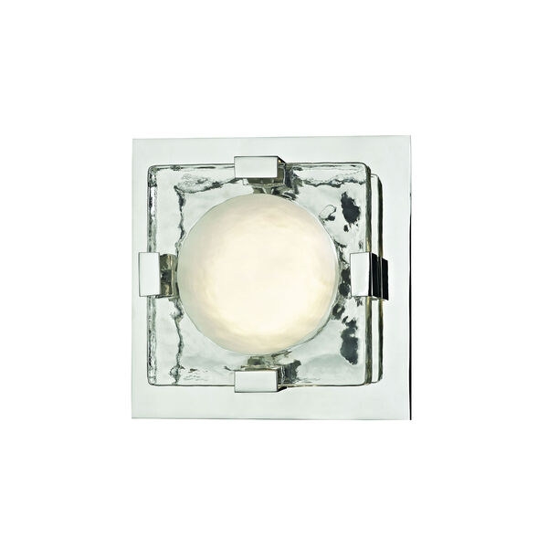 Bourne Polished Nickel Eight-Inch LED Flush Mount, image 3