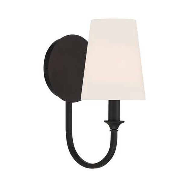 Payton Black Forged One-Light Wall Sconce, image 1