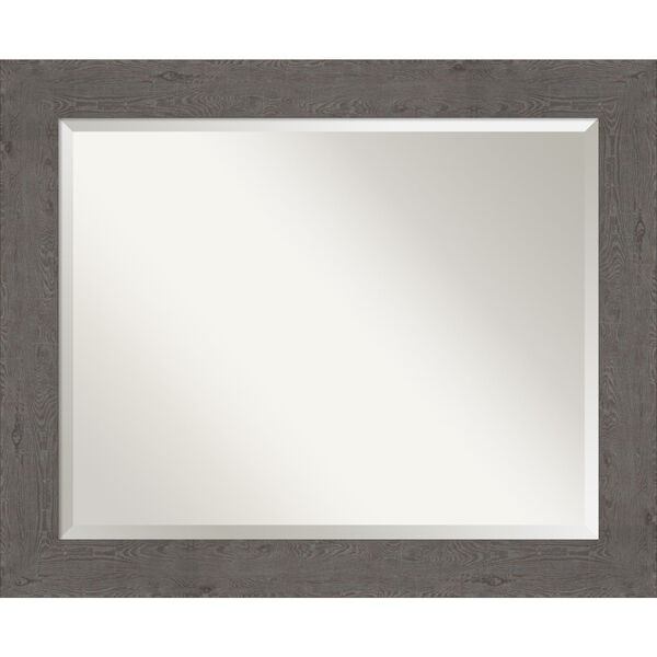 Gray 33W X 27H-Inch Bathroom Vanity Wall Mirror, image 1