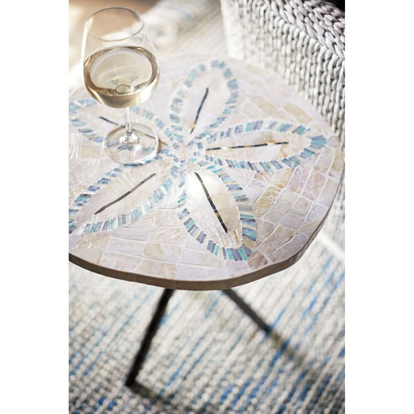 Ocean Breeze White Sand Dollar End Table, image 3