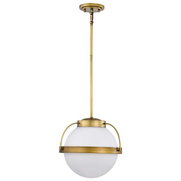 Lakeshore Natural Brass 13-Inch One-Light Pendant, image 5