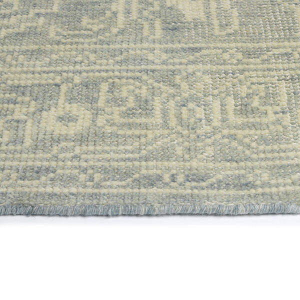 Knotted Earth Light Blue and Ivory 8 Ft. X 10 Ft. Area Rug, image 3