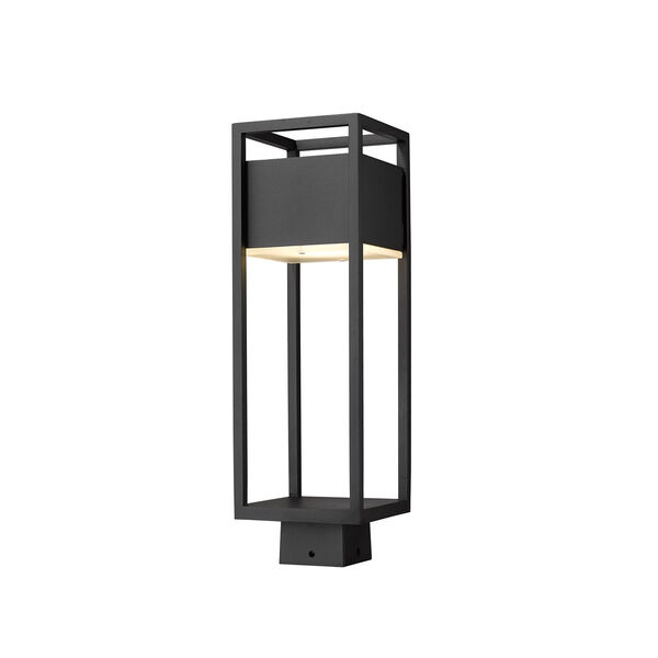 Barwick Black 20-Inch One-Light LED Outdoor Post Mount, image 1