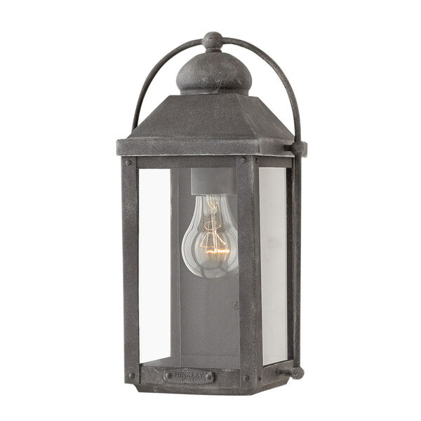 Anchorage Aged Zinc One-Light Outdoor Wall Mount, image 1