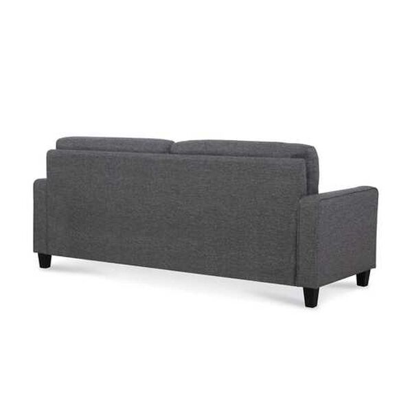 Asher Gray Channelled Sofa, image 6