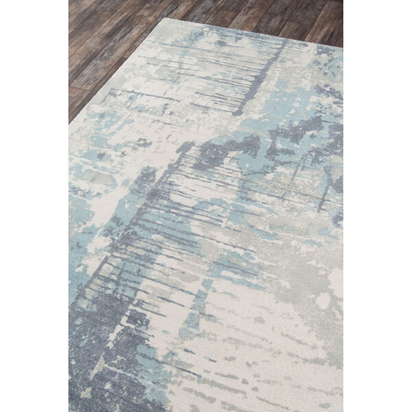 Illusions Abstract Blue Rectangular: 5 Ft. x 7 Ft. 6 In. Rug, image 2