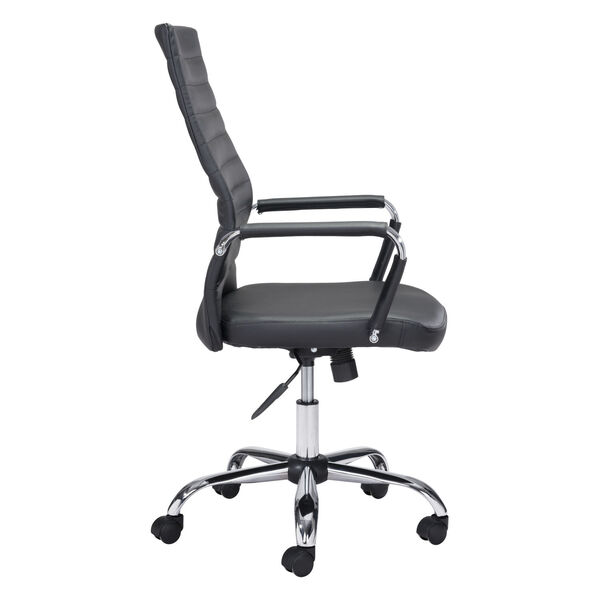 Primero Black and Silver Office Chair, image 3