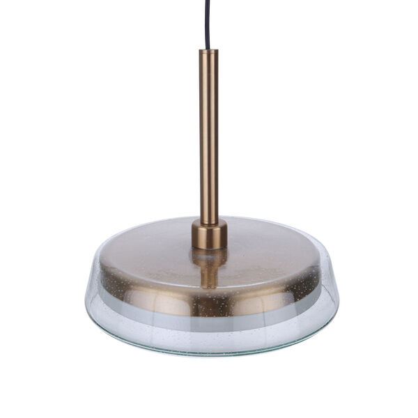 Centric Satin Brass 14-Inch LED Pendant, image 5