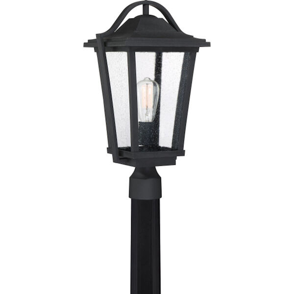 Darius Earth Black One-Light Outdoor Post Lantern, image 1
