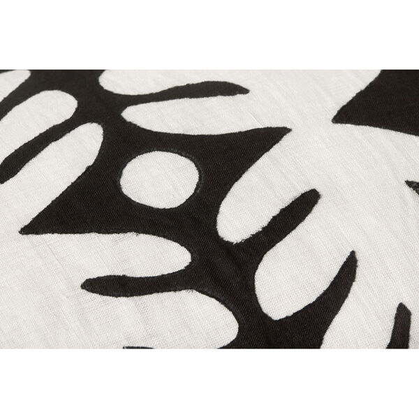 Black and White 16 In. x 26 In. Throw Pillow, image 3