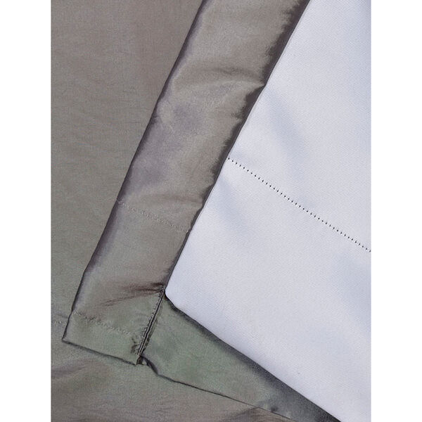 Graphite 108 x 50-Inch Grommet Blackout Faux Silk Taffeta Curtain Single Panel, image 4