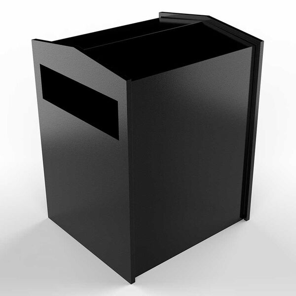 Letta safe Black 11-Inch Wall or Column Mount Mailbox, image 2