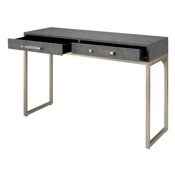 Cora Gray and Nickel 48-Inch Console Table, image 2