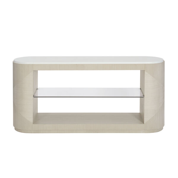 Axiom Linear Gray and Linear White 64-Inch Console Table, image 3