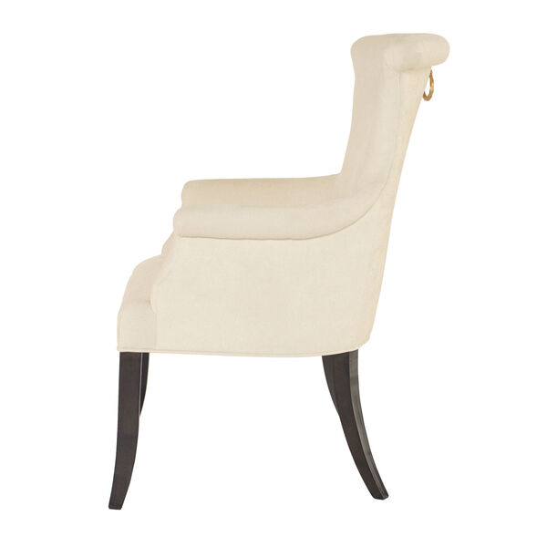 Jet Set Caviar Wood and Fabric 27-Inch Dining Chair, image 3