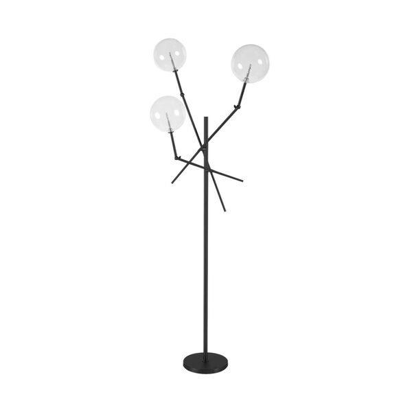 Connor II Black 84-Inch Height Three-Light LED Floor Lamp, image 1