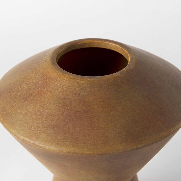 Esme Light Brown Ceramic Vase, image 3