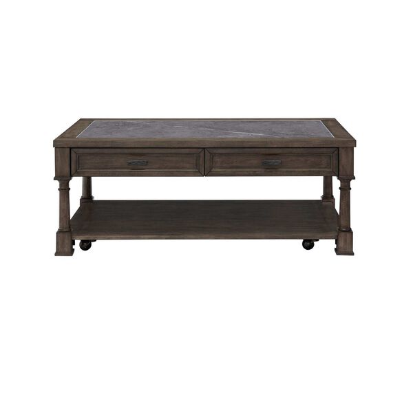 Riverdale Rd Gray Flannel Slate Rectangular Cocktail Table, image 2
