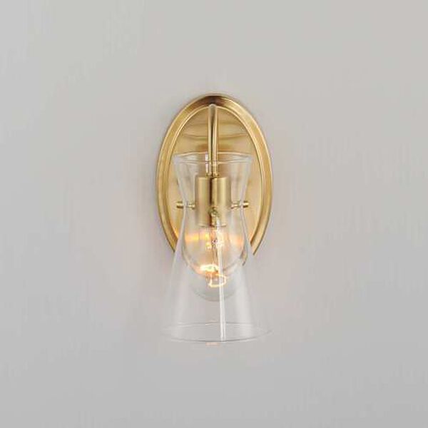 Ava Natural Aged Brass One-Light Wall Sconce, image 3