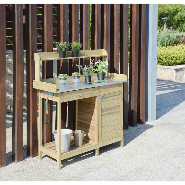 Deluxe Potting Bench with Cabinet, image 4