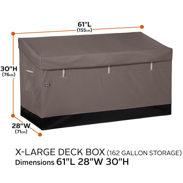 Maple Dark Taupe 162 Gallon Deck Box, image 4