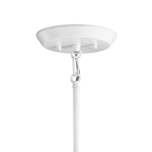 Armstrong White Eight-Light Chandelier, image 5