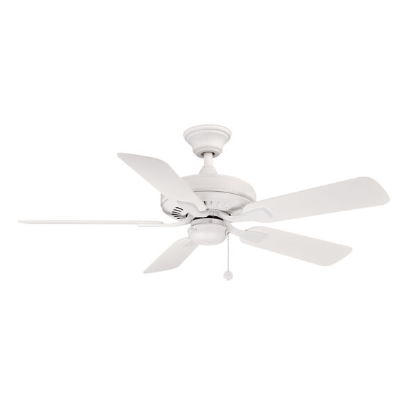 Edgewood Matte White 44-Inch Indoor Outdoor Ceiling Fan, image 1