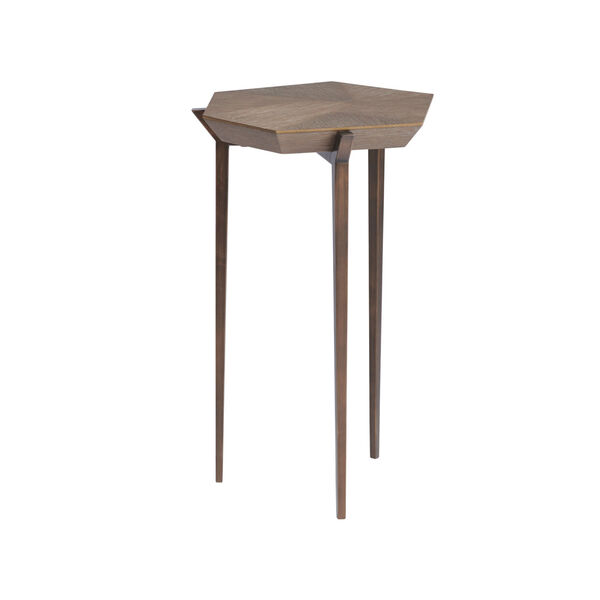 Divergence Charcoal 16-Inch Chair Side Table, image 1