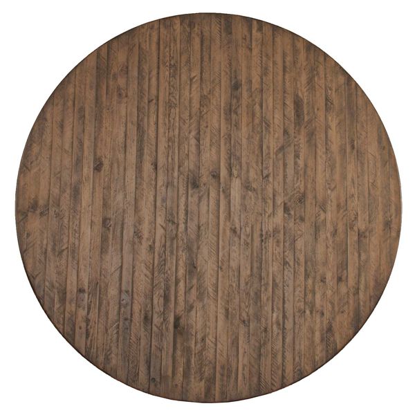Forest Hill Distressed Walnut Wood Dining Table, image 2