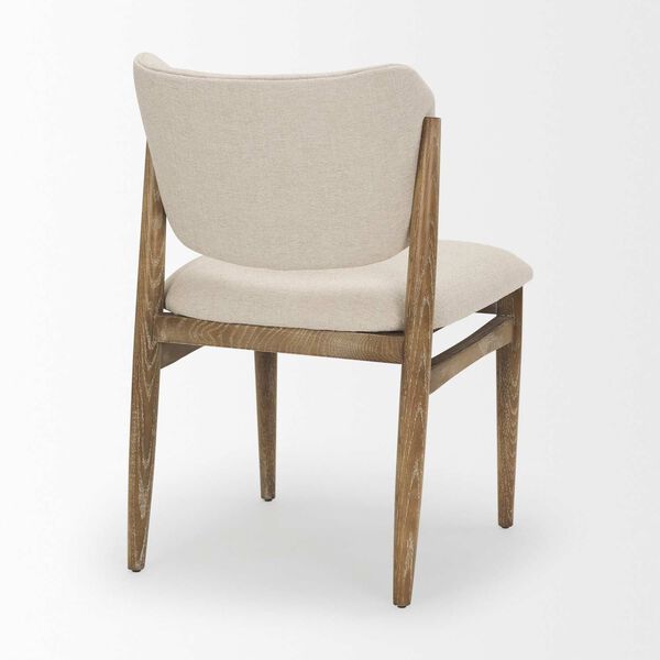 Cline Cream and Brown Dining Chair, image 5