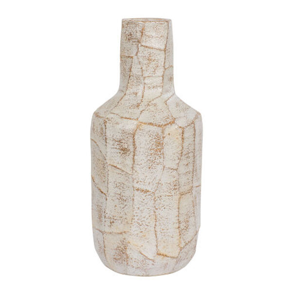 Takko Slate Brown White Ceramic Vase, image 1