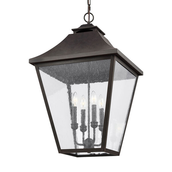 Galena 29-Inch Sable Four-Light Outdoor Pendant, image 2