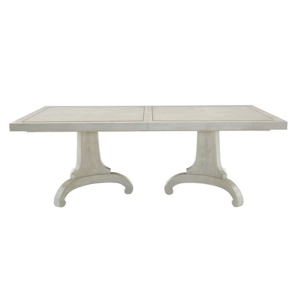 Criteria Heather Gray Ash Solids, Ash Veneers and Stainless Steel 86-Inch Dining Table, image 2