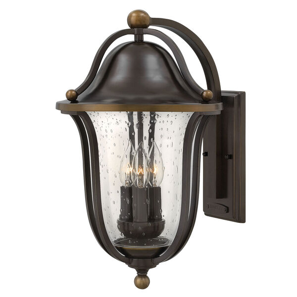 Bolla Olde Bronze Three-Light Outdoor Wall Sconce, image 1