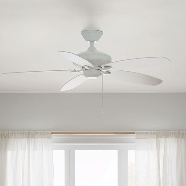 Renew Matte White 52-Inch Ceiling Fan, image 6
