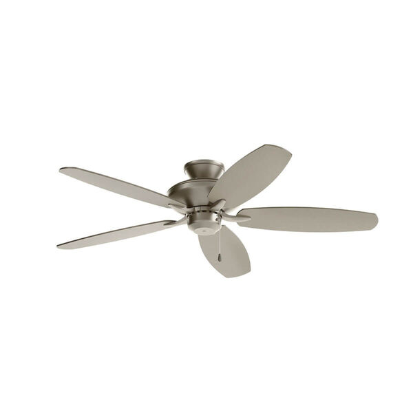 Renew Patio Brushed Nickel 52-Inch Ceiling Fan, image 1