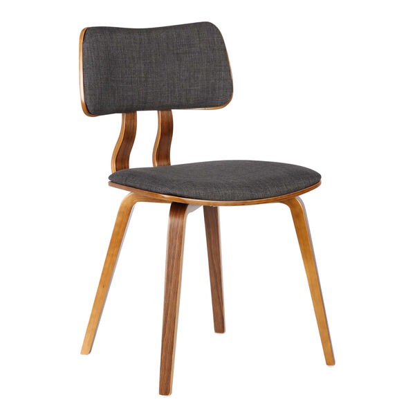 Jaguar Charcoal with Walnut Dining Chair, image 1