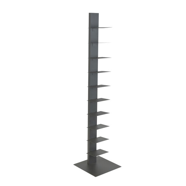 Sapiens Anthracite  14-Inch Bookcase Tower, image 4