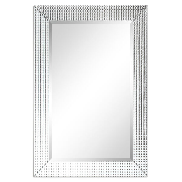 Bling Clear 36 x 24-Inch Beveled Glass Rectangle Wall Mirror, image 2