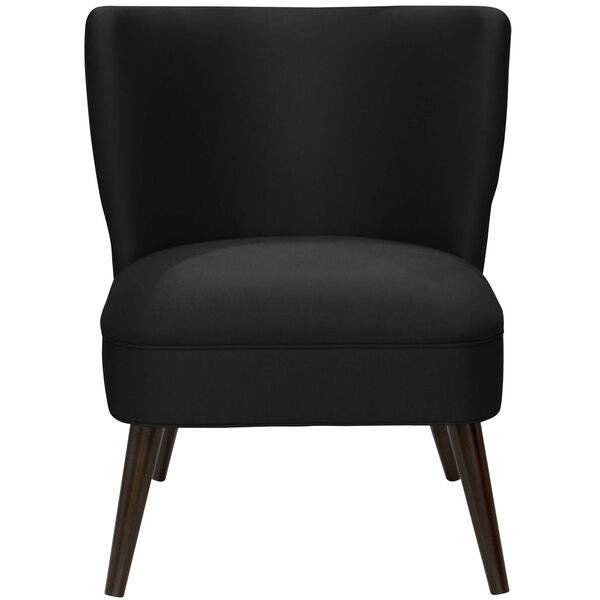 Shantung Black 34-Inch Pleated Chair, image 3