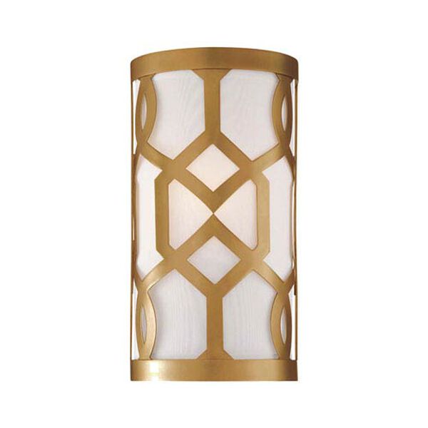 Darling Aged Brass One-Light Wall Sconce, image 1