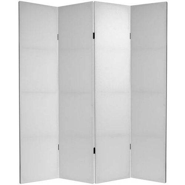 Six Ft. Tall Do It Yourself Canvas Room Divider Four Panel, Width - 63 Inches, image 1