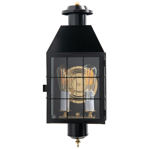 American Heritage Black Wall Mounted Outdoor Light, image 2