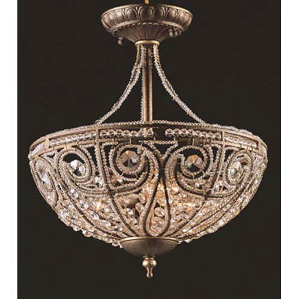 Elizabethan Semi-Flush Ceiling Light, image 1