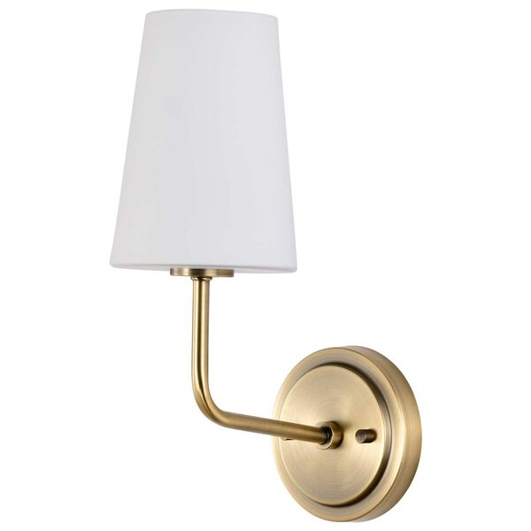 Cordello Vintage Brass One-Light Wall Sconce, image 1