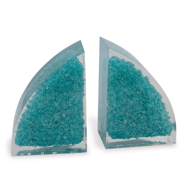 Stoneridge Turquoise Bookend, Set of Two, image 1