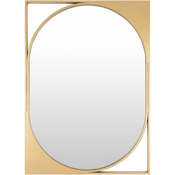 Bauhaus Gold 26-Inch Wall Mirror, image 2