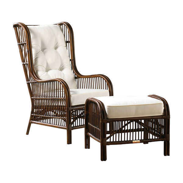 Bora Bora Falling Fronds Two-Piece Occasional Chair Set with Cushion, image 1
